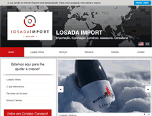 Tablet Screenshot of losadaimport.com.br